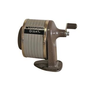 Vintage Sanford Giant Heavy Duty Wall Table Mount Pencil Sharpener Made in USA